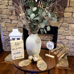 Michael Kors Gold Sandals